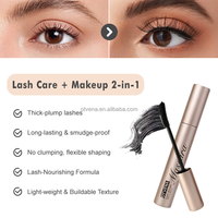 OTVENA Mascara longue tenue pour cils recourbés, volume modulable, séchage rapide, anti-bavures, pour un look de cils naturel à audacieux