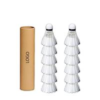 Ballon de badminton en plumes de canard et d'oie, idéal pour l'entraînement en intérieur et en extérieur, stable, durable et disponible en gros
