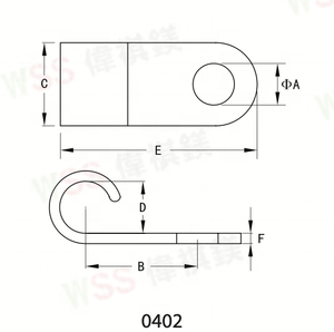 Abrazaderas de cable de plástico de nailon WSS, soportes de tornillo de 5mm de diámetro de paquete para cable, cuerda, gestión de tubos - Product Image 6