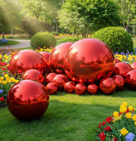 Boule miroir flottante gonflable pour fête d'anniversaire, boules brillantes pour discothèque, mariage, Noël, décoration suspendue