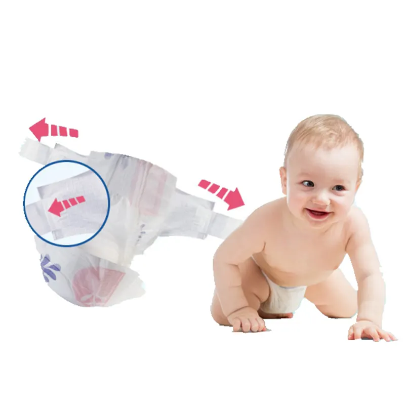 wholesale price disposable Elastic ear baby diapers from China supplier