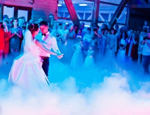 3x1W dẫn ánh sáng khói Máy 400W Mini sương mù máy với điều khiển từ xa - Product Image 5