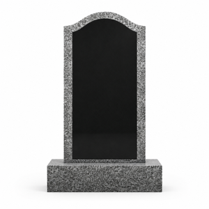 Monumentos Funerarios de Granito Negro Absoluto Estilo Ruso, Diseño Personalizado de Lápida Conmemorativa, Marcador de Cementerio - Product Image 2