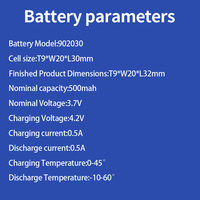 Batterie de rechange Blusenergy en gros, pack de batteries au lithium 3.7V 2900mAh pour terminaux de point de vente portables V3 VEGA3000 Dejavoo Z9