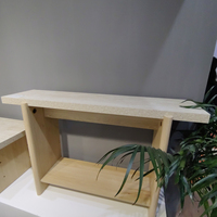 Table de console longue à planche creuse, table de canapé rectangulaire en bois marbré derrière le canapé, table d'entrée de ferme pour l'entrée