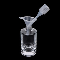 Seringue d'injection en plastique pour décantation de parfum avec petit entonnoir et paille pour extraction de parfum, paille pressurisée