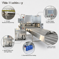 Machine de remplissage de parfums mixtes Yide à 12 têtes avec dosage par tête, contrôle de la température et convoyeur pour la production de bougies