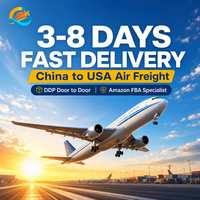 Transport aérien rapide Chine-USA 3-8 jours DDP Entrepôt Amazon FBA Expédition porte-à-porte Agent logistique professionnel tout-en-un