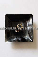 Plateau de service en forme de corne de citrouille, rectangulaire, pour le service, en corne fait à la main, en vente - Product Image 4