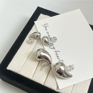 Yinruitai S999 Sterling Silver Teardrop Earrings Drop Earrings For Women Everyday Wear Pure Silver Jewelry ES1169 ES1170 - Product Image 4