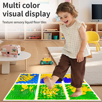 Dalles sensorielles épaisses antichoc pour enfants, textures variées, tapis d'activités sensorielles pour la crèche