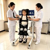 Exosquelette robotique pour l'entraînement à la marche |   Robot de marche pour membres inférieurs |   Dispositif de Neuroreadaptation |   Modes actif et passif