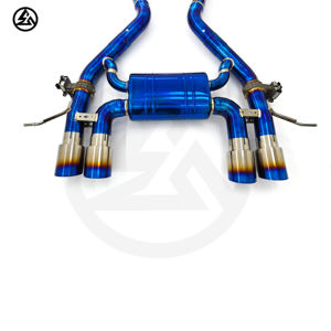 Envío rápido CSZ <span class=keywords><strong>titanio</strong></span> Valvetronic escape para BMW S58 M3 G80 M4 G82 3,0 T G87 M2 solo 3,5 "tubo medio con válvula Catback silenciador - Product Image 2