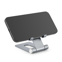 Les fabricants chinois personnalisent le support pliable de support de téléphone portable en métal d'alliage d'aluminium pour Iphone