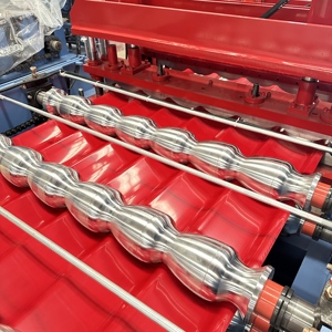 Venta Directa de Fábrica, Máquina Prensadora de Láminas de Acero Galvanizado para Techos, Máquina Formadora de Tejas Glaseadas - Product Image 6