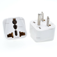 Adaptateur de prise universelle NEMA 6-15P 110-250V 15A en ABS et cuivre, convertisseur de prise électrique pour l'Amérique du Nord et les États-Unis