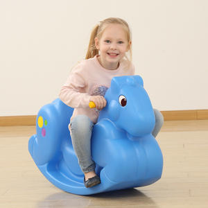 HUFU Marken-Schaukelpferd für Kindergärten, großes Outdoor-Spielzeug, verdickter Rollplastik-Babywagen, sturzsicher, Sicherheit, Zhejiang - Product Image 2