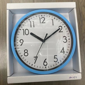 <span class=keywords><strong>Reloj</strong></span> de Pared Redondo Simple de Plástico Barato de 7 Pulgadas para Decoración <span class=keywords><strong>del</strong></span> Hogar de Estilo Nórdico - Product Image 6
