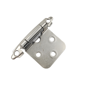 Charnière de meuble de cuisine moderne Racer FH090-7031NP style américain en fer noir mat nickelé, installation facile - Product Image 1