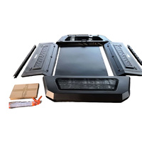 Hardtop en acier pour benne de pick-up, type coque de camping, avec rangement sécurisé et fenêtres teintées occultantes, pour la saison de la chasse
