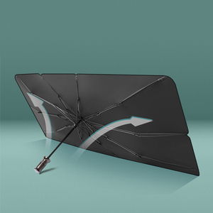 Parasol <span class=keywords><strong>pare</strong></span>-soleil pliable manuel pour <span class=keywords><strong>pare</strong></span>-<span class=keywords><strong>brise</strong></span>, suspendu, avec logo personnalisé, protection UV50+, portable, en polyester et fibre de verre, cadeaux d'affaires - Product Image 2