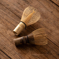 Fouet à matcha en bambou Shin Chasen, blanc et violet, pointes droites en bambou, emballage personnalisé avec logo, vente en gros, style japonais, cérémonie du thé
