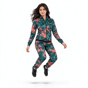: Women Professional Sublimation Track Suit Custom Team Uniform Polyester Performance Sportswear Digital Printed Jacket <b>Pant</b> Man - Product Image 2