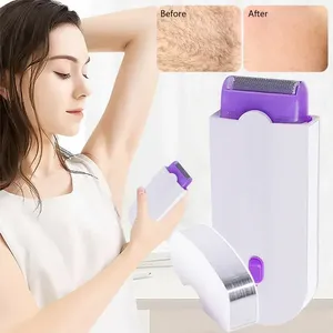 Depiladora Recargable Mini, Elimina el Vello sin Dolor, para Rostro y Cuerpo, Venta al Por Mayor - Product Image 4