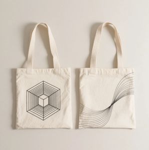 Bolso de lona de algodón reciclado ecológico impreso personalizado Bolso de compras colorido con logotipo personalizado - Product Image 5