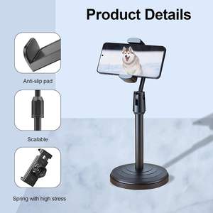 Support de téléphone portable support tablette bureau support en direct support support pliable multifonction support télescopique support de stockage - Product Image 5