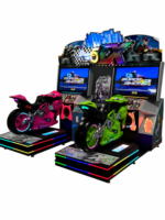 Nouvelle machine de jeu d'arcade 2 joueurs, course de voitures à monnayeur, équipement de divertissement dynamique de simulation de conduite pour salles de jeux