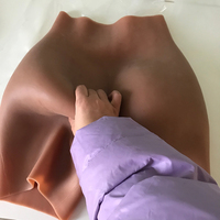 Culotte Remonte-Fesses en Silicone Artificiel pour Femme, Grande Taille, Très Élastique, Entrejambe Ouvert, Amplificateur de Hanches et Fesses