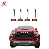 TEYOTE Feu de calandre avant à LED ambre pour Tacoma 2016 2017 2018 2019 2020 Lampe œil d'aigle ambre et blanc