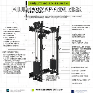 Equipo de Fitness multifuncional comercial, pequeño gimnasio en casa, entrenador integral, estante de sentadillas de alta tracción, pájaro volador <span class=keywords><strong>CROSSMAX</strong></span> - Product Image 2
