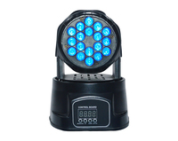 STSLITE Mini Proyector LED RGBW 4 en 1 con Cabezal Móvil para Fiestas Familiares