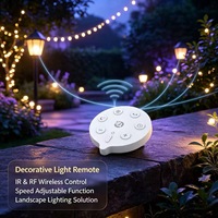 Control Remoto IR RF de 7 Teclas con Velocidad Ajustable para Lámparas Decorativas LED, Controlador de Repuesto ABS, OEM ODM Personalizado JCXK
