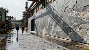 Bloques de Granito Azul Aran Únicos, Inspirados en Caminos de Montaña, para Paredes Decorativas Interiores, Revestimiento de Paredes en Espacios Comerciales y Cocinas - Product Image 2