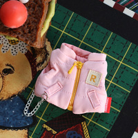 Gilet en peluche personnalisé de haute qualité pour poupées et animaux en peluche en coton PP doux de 12 cm, léger, idéal pour les fêtes