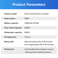 Nouvel aspirateur sec et humide 3 en 1 Aspirateur sans fil Batterie au lithium avec filtres lavables et interrupteur à double mode