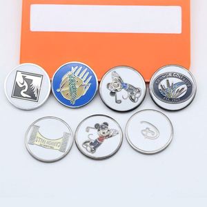 Marqueur de balle de golf de luxe en alliage de zinc 3D personnalisé, clip magnétique pour chapeau, portable, conception gratuite, accessoires de golf personnalisés - Product Image 5