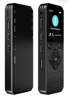 Lecteur MP3 N12 en alliage de zinc USB 2.0 format WMA, réduction de bruit HD, enregistrement de réunions d'affaires, idéal pour le commerce électronique