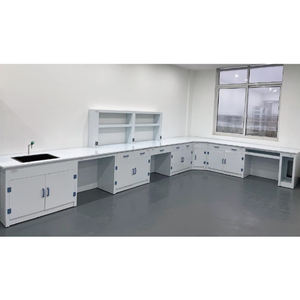 مقعد مختبر فولاذية مع أدراج تخزين متكاملة وخزانات لإدارة معدات المختبرات المنظمة - Product Image 4