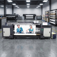 Impresora UV Híbrida de Rollo a Rollo y Plana, Máquina de Impresión UV Híbrida para Material de Vinilo PVC y Tablero KT