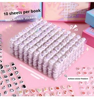 Collection de stickers pour décoration de coque de téléphone portable DIY, stickers pour ongles d'enfants, stickers mignons de dessins animés en 3D stéréo