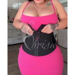 Crochet oeil Super forte Compression taille taille formateur corps Shaper réglable ventre ventre contrôle arrachez-<span class=keywords><strong>moi</strong></span> enveloppement bandes extensibles - Product Image 6