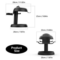 Support de casque VR AMVR pour Pico 4, pour 2/3, support de rangement de bureau en ABS (noir)