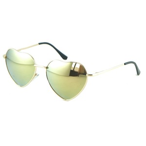 Lunettes <span class=keywords><strong>de</strong></span> <span class=keywords><strong>soleil</strong></span> mode pour femmes coeur Design or métal cadre UV400 Protection solaire alliage matériau ressort charnière <span class=keywords><strong>pas</strong></span> <span class=keywords><strong>cher</strong></span> dames nuances - Product Image 5