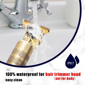 Recortadora de Pelo Profesional Inalámbrica Recargable con Cuchilla en T para Hombres, <span class=keywords><strong>Afeitadora</strong></span> de Barba para <span class=keywords><strong>Cabeza</strong></span> Calva con Ajuste a <span class=keywords><strong>Cero</strong></span> - Product Image 5