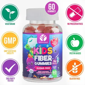 Più economico di alta qualità vitamina dietetico integratore di fibra per la salute della pelle in fibra di gummy per bambini