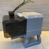 Koreaans restaurant fruit- en groentesnijder, handige bediening, mini ronde groentesnijder, elektrische groene ui snijmachine